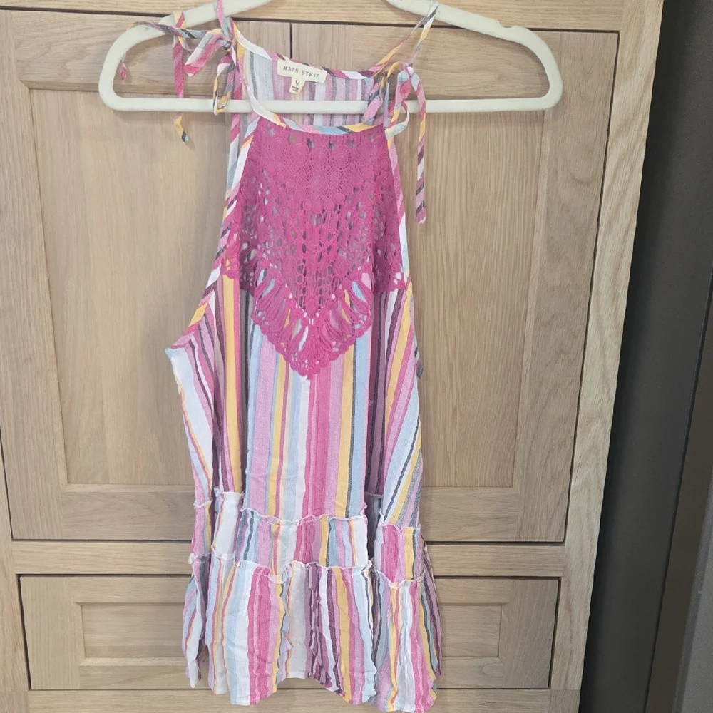 Main Strip Multicolor Striped Top - Picture 1 of 5